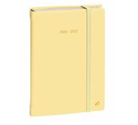 Agenda scolaire semainier Quo Vadis Collection Pastel Septembre 2026 à Décembre 2027 15 x 21 cm Vanille