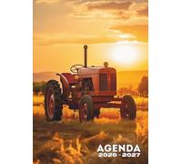 Agenda Scolaire Tracteur: Journalier, un Jour par Page | 12x17 cm, De Septembre à Juillet | Format Standard | Ecole Primaire CP CE1 CE2 CM1 CM2, ... Pour enfant, Garçon, adolescent, Agriculture
