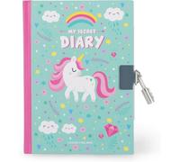 Agenda Secret Avec Cadenas,328 Pages,Avec Marqueur De Page,Papier Certifié,11x15,5 Cm,Thème Licorne