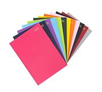 Agenda semainier 2024 A4 avec couverture rigide - 1 page par jour - Rose cerise - Format A4