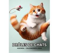 Agenda Semainier - 2024: Calendrier Drôles de chats