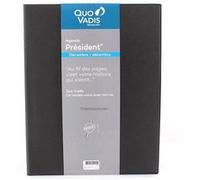 Agenda Semainier 2024 President Impala - 21 X 27 Cm - Noir - Quo Vadis Noir