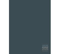 Agenda semainier 2025-2026: Planificateur grand format, 2 pages par semaine, de janvier 2025 à décembre 2026, 24 mois en français