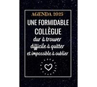 Agenda Semainier 2025 Cadeau collegue de travail: Joli Planificateur 2 pages par semaine | de janvier à décembre