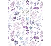 Agenda Semainier 2026 A4: Planificateur Hebdomadaire et Mensuel, Semaine sur Deux Pages | Janvier-Décembre 2026