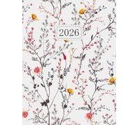 Agenda Semainier 2026 A4: Planificateur Hebdomadaire et Mensuel, Semaine sur Deux Pages | Janvier-Décembre 2026