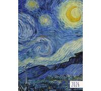 Agenda semainier 2026 A5 - Van Gogh: 1 semaine sur 2 pages, 12 mois de Janvier à Décembre, Format vertical 15 x 21 cm, Hebdomadaire en Français