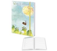 Agenda semainier 2027, 12 mois, 14,5 x 21,5 cm, fermeture avec élastique, DS27AS (bleu)