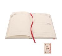 Agenda Semainier 2027 A5, Couverture Brodée Motif Chèvre du zodiaque | Papier et Polyester, Organisation par Plages Horaires, Suivi Quotidien, Écriture sans Transfert D’Encre, Gestion Structurée