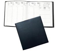 Agenda Semainier Civil 2025 Exdi - Orphée - Format 16 x 16 cm - Couverture : Noir - Janvier à Décembre