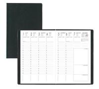 Agenda Semainier civil Olympe 16 x24 cm 1Semaine / 2Page Noir de janvier a décembre 2026