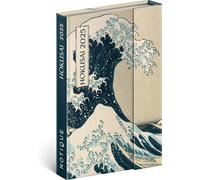 Agenda Semainier De Poche 2025 Format A6 Environ Avec Fermeture Magnétique Et Couverture Rigide, Katsushika Hokusai (Français Non Garanti)