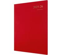 Agenda Semainier De Rendez-Vous « Essentials » 12 Mois, Juillet 2025 À Juillet 2026, Couverture Rigide, Rouge