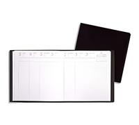 Agenda Semainier Exdi 16x16cm Noir Noir G