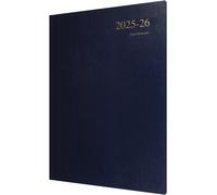 Agenda Semainier « Essentials » De Juillet 2025 À Juillet 2026, 12 Mois, Couverture Rigide, Format A4, Bleu Foncé