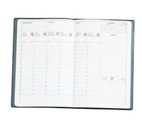Exdi - 303001Q - Agenda Semainier MERCURE ML - Janvier à Décembre 2025 - Noir - 21 x 27 cm - Une semaine sur deux