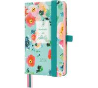 Agenda Semainier Horizontal 2026 De Janvier À Décembre 2026 Avec Élastique Et 3 Bandes Pointues, Couverture Rigide,Minimal