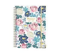 Agenda semainier mensuel 2024-2025 de juillet 2024 à juin avec poche pour bureau, école, bureau