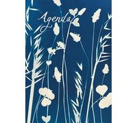 AGENDA SEMAINIER NON DATÉ - Bleu - CYANOTYPE Original: Planificateur Hebdomadaire - 1 semaine sur 2 Pages