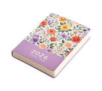 Agenda semainier professionnel 2026, 256 pages, couverture rigide, en cuir, planificateur académique de janvier à décembre, journal de gestion du temps