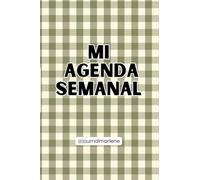 Agenda Semanal Sin Fecha - 12Meses | Estilo Hobonichi: Planificador flexible y creativo | Organización semanal personalizable | Ideal para journaling, productividad y decoración