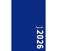 Agenda settimanale 2026 A5 blu: Diario/Planner settimanale - 12 mesi - Calendario mensile e annuale - Note - To Do - Promemoria - Copertina flessibile blu
