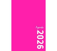 Agenda settimanale 2026 A5 fucsia: Diario/Planner settimanale - 12 mesi - Calendario mensile e annuale - Note - To Do - Promemoria - Copertina flessibile fucsia