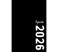 Agenda settimanale 2026 A5 nera: Diario/Planner settimanale - 12 mesi - Calendario mensile e annuale - Note - To Do - Promemoria - Copertina rigida