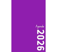 Agenda settimanale 2026 A5 viola: Diario/Planner settimanale - 12 mesi - Calendario mensile e annuale - Note - To Do - Promemoria - Copertina rigida viola