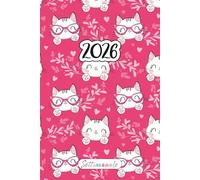 Agenda Settimanale 2026 Gatti: Pianificatore Orizzontale 2026 | 12 Mesi, da Gennaio a Dicembre | Planner Italiano con Vista Settimana su Due Pagine