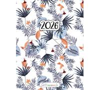 Agenda Settimanale 2026: Grande Planner A4 | 12 Mesi Gennaio-Dicembre | La Settimana su una doppia pagina | Pianificatore Italiano | Coordinatrice del Caos