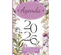 Agenda Settimanale 2026: Verticale 12 Mesi da Gennaio a Dicembre una Settimana in due Pagine