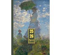 Agenda settimanale Agosto 2025 - Luglio 2026: Claude Monet, La passeggiata | 12 mesi, Settimana su doppia pagina, Da Agosto 2025 a Luglio 2026, ... per la Pianificazione Personale, l'ufficio