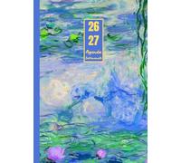 Agenda settimanale Agosto 2026 - Luglio 2027: Claude Monet, Ninfee | 12 mesi, Settimana su doppia pagina, Da Agosto 2026 a Luglio 2027, Formato A5 | ... Personale, l'ufficio Aziendale e il Diario