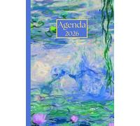 Agenda settimanale: Claude Monet, Ninfee | 12 mesi, Settimana su doppia pagina, Da Gennaio a Dicembre, Formato A5 | Calendario Mensile con Note | ... Personale, l'ufficio Aziendale e il Diario