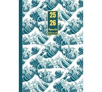 Agenda settimanale con orario Agosto 2025 - Luglio 2026: Grande onda | 12 mesi, Intervalli di 1 ora, Da Agosto 2025 a Luglio 2026, Formato A5 | ... Personale, l'ufficio Aziendale e il Diario