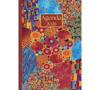 Agenda settimanale: Gustav Klimt, Giardino fiorito | 12 mesi, Settimana su doppia pagina, Da Gennaio a Dicembre, Formato A5 | Calendario Mensile con ... Personale, l'ufficio Aziendale e il Diario