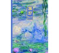 Agenda settimanale Luglio 2026 - Dicembre 2027: Claude Monet, Ninfee | 18 mesi, Settimana su doppia pagina, Da Luglio 2026 a Dicembre 2027, Formato A5 ... per la Pianificazione Personale, l'ufficio