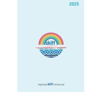 Agenda Skiff Universal 2025 - A4 semana vista 16 meses, con listín telefónico.: Para que planifiques con precisión tu nuevo año. Desde noviembre 2024 hasta febrero de 2025.