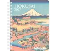 Agenda Spirale 2027 Hokusai Art Japonais (TN) + offert un agenda de poche