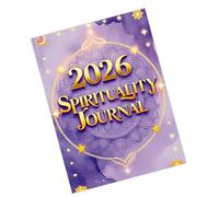 Agenda spirituel 2026 avec réflexion de pleine conscience - 68 pages - Lignes larges - Pour le suivi quotidien des objectifs - Planificateur de croissance spirituelle