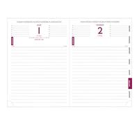 Agendas Rendez-vous Exacompta Journalier - 12 x 17 cm - Journalier 17 - Année 2026