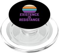 Agender Pride Existence is Resistance Moderne Neutre Genre PopSockets PopGrip pour MagSafe
