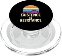 Agender Pride Existence is Resistance Moderne Neutre Genre PopSockets PopGrip pour MagSafe