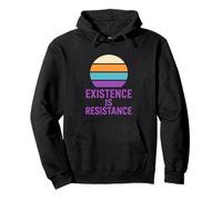 Agender Pride Existence is Resistance Moderne Neutre Genre Sweat à Capuche