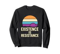 Agender Pride Existence is Resistance Moderne Neutre Genre Sweatshirt