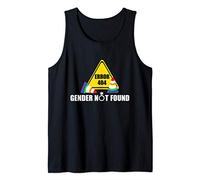 Agender Pride LGBT Error 404 Gender Not Found Pansexual Gift Débardeur