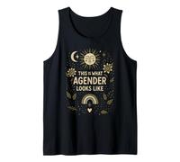 Agender Pride This Is What Vintage Neutral Genre Débardeur