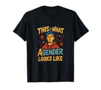 Agender Pride This Is What Vintage Neutral Genre T-Shirt