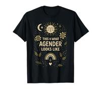 Agender Pride This Is What Vintage Neutral Genre T-Shirt